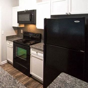 full size black appliances at Haven North East, Georgia